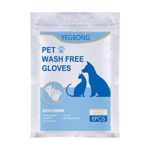 6 Stück Einweg Waschhandschuhe Für Hunde, Zum Reinigen Ohne Spülen, Haustier Keine Waschhandschuhe