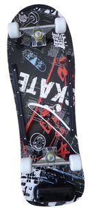 Skateboard in der Farbe S2-Schwarz