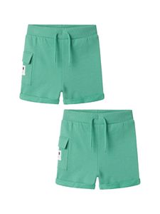 Shorts 2er-Set elastischer Bund Kordelzug |