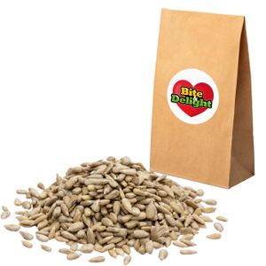Lúpané slnečnicové semienka Bite&Delight 2 kg - Prírodný zdroj bielkovín a zdravá desiata - Všestranné použitie do müsli, šalátov a na pečenie