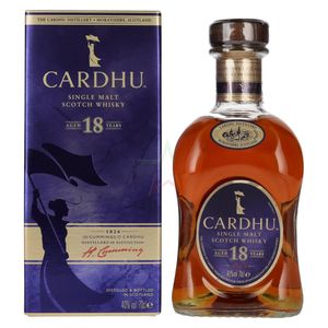 Cardhu 18 Years Old Single Malt Scotch Whisky 40,00 %  0,70 Liter