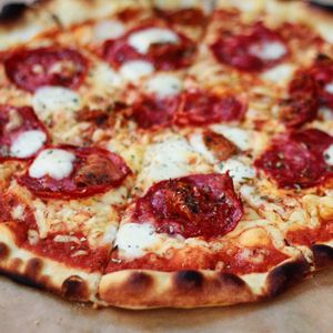 Allgrill Pizzaschere 27 cm Pizzaschneider Edelstahl/Kunststoff rot/grau