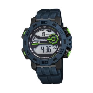 Calypso Kunststoff Herren Uhr K5809/2 Digital Armbanduhr dunkelblau D2UK5809/2