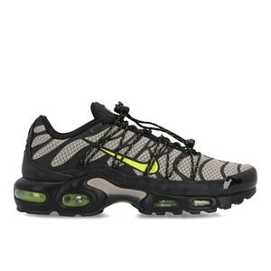 Nike Air Max Plus Utility Herrenschuhe, Grau/Schwarz/Volt, Größe 42,5