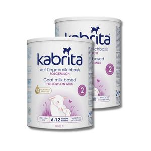 Kabrita | Ziegenmilch Folgemilch 6-12 Monate | Hochwertige Babynahrung - Baby Milch, nahrhaft* und sanft zum Babybauch | Inhalt: 2x800g Babynahrung-Milchpulver Kabrita | Ziegenmilch Folgemilch 6-12 Monate | Hochwertige Babynahrung - Baby Milch, nahrhaft* und sanft zum Babybauch | Inhalt: 2x800g Babynahrung-Milchpulver