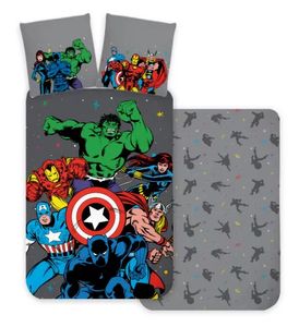 Marvel Bettbezug für Kleinkinder Hero's 100 x 135 cm 40 x 60 cm