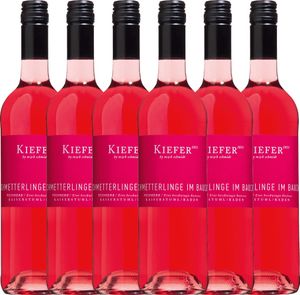 VINELLO 6er Weinpaket - Schmetterlinge im Bauch Rosé 2021 - Weingut Kiefer