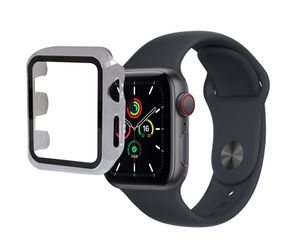 KOMA Schutzhülle mit gehärtetem Glas für Apple Watch 40 mm (Series 4, 5, 6, SE), transparent