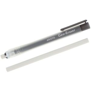 Radierstift Geo-Eraser 120mm transparent weiß