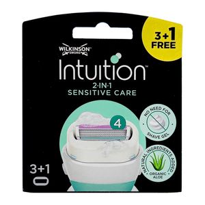 Wilkinson Intuition Sensitive Care Rasierklingen, 4er Pack