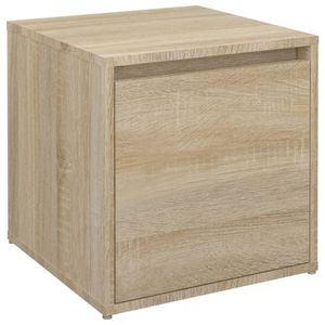 vidaXL Schubladenbox Sonoma-Eiche 40,5x40x40 cm Holzwerkstoff