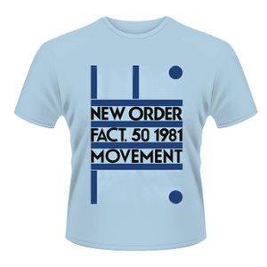 New Order - "Movement" T-Shirt für Herren/Damen Unisex PH2775 (L) (Blau)