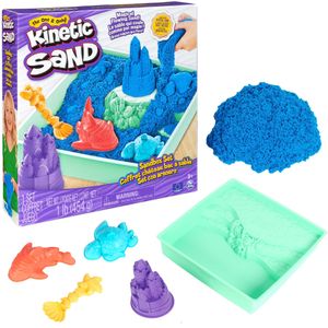 Kinetic Sand Krabice Tekutého Písku S Podložkou Modrá