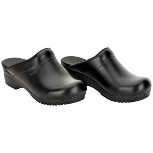 Sanita Original-Sonja Pu Open Clog Black Gr.39