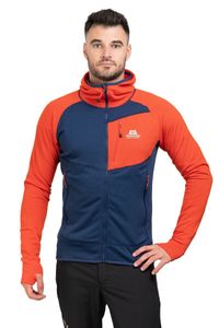 Bluza Trekkingowa Mountain Equipment Eclipse Hooded-Medieval Blue-Cardinal Orange xl