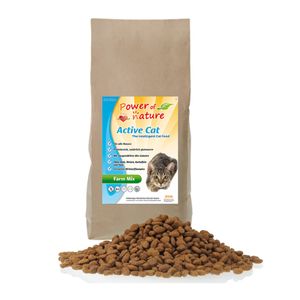 6 kg Power of Nature Active Cat Farm Mix Katzenfutter Trockenfutter Huhn Lamm Lachs glutenfrei