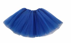 Tütü Tutu Ballettrock Tüllrock Petticoat Ballettkleid Rock Fasching Karneval Kinder 3 Lagen 30cm Blau