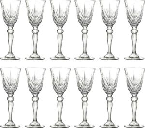 RCR Crystal Melodia Likörgläser – 50 ml – 12 Stück
