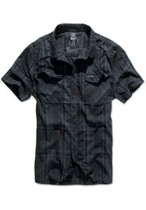 Brandit - Roadstar Shirt 1/2 Sleeve 4012-29 Black/Blue Größe 4XL