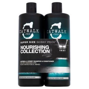 Tigi Catwalk Oatmeal & Honey Shampoo & Conditioner Shampoo und Conditioner für trockenes und geschädigtes Haar 750 ml + 750 ml