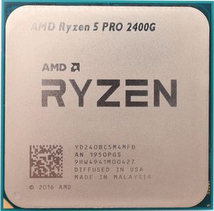 AMD Ryzen 5 PRO 2400G CPU Prozessor (AMD Ryzen 5 PRO, 3.6 GHz, AM4, 2400G)