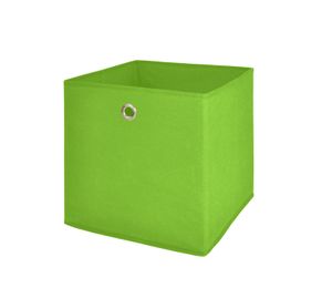 Faltbox Box Stoffbox- Delta  - Größe: 32 x 32 cm /  3er Set - Grün