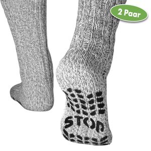 Vital Comfort Stopper-Socken, 2 Paar (hellgrau) Größe: 35-38