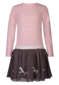 Happy Girls® Mädchen Kleid Tüll-Rock Einhorn, Größe:98, Präzise Farbe:Rose
