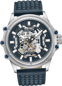 Police Leder Herren Uhr Analog Armband blau Police Luang D2UPOE1601803 Police Leder Herren Uhr Analog Armband blau Police Luang D2UPOE1601803