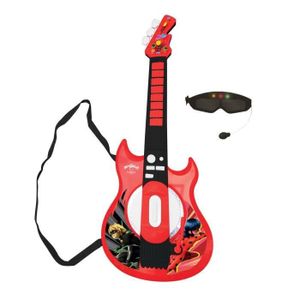 MIRACULOUS - Leuchtende E-Gitarre mit Brille, die mit einem Mikrofon ausgestattet ist