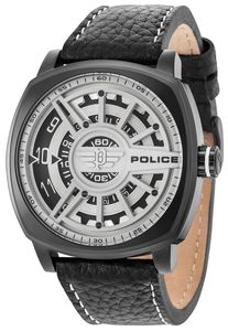 Police Uhr Herren Armbanduhr PL15239JSB.01 Lederband