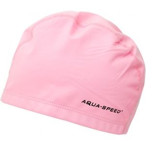 AQUA-SPEED Badekappe Schwimmkappe Bademütze Schwimmmütze für Damen und Herren, perfekt zum Schwimmen PROFI, 03 pink