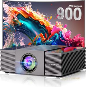 ULTIMEA Apollo P60 Beamer mit Hindernisvermeidung, 6D Trapezkorrektur&Autofokus Beamer 27000 lm, 1500:1, 1920 x 1080 px, 4K Heimkino