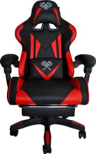 Dunmoon 8979 Herní židle černočervená