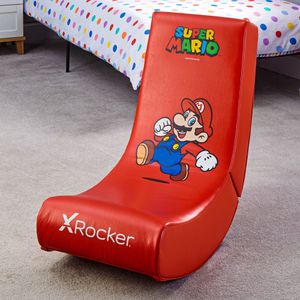 X Rocker Nintendo Super Mario Floor Rocker Kinder Gaming Bodensessel - Joy Collection - Super Mario