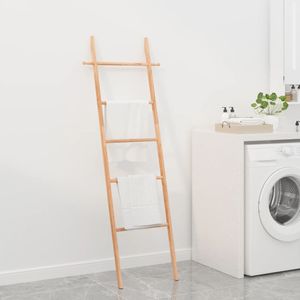 vidaXL Drabinka na ręczniki 170 cm z litego drewna orzechowego