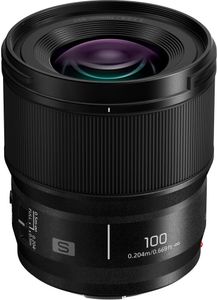Panasonic Lumix S-E100: 100 mm F2.8 Makroobjektiv, Vollformat-Kameraobjektiv, kompaktes & leichtes Design, 298 g, Zweiphasen-Linearmotor, 1:1 Vergröße