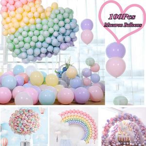 Luftballons Pastell Nilan,100pcs 10 Inch Latex Ballons,Girlande Arch,Luftballons zum Geburtstag,für Hochzeit Weihnachten Geburtstag Luftballon Party Deko