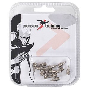 Precision - Leichtathletikschuh-Spikes, Pyramidenform, Set im12er-Pack RD537 (4 mm) (Silber)