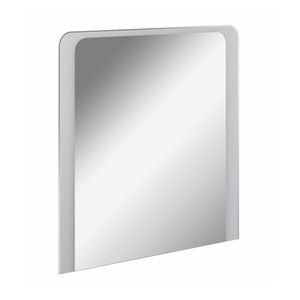 FACKELMANN LED Spiegel MILANO 80 / Wandspiegel mit Design-LED-Beleuchtung / Maße (B x H x T): ca. 80 x 80 x 3 cm / Lichtfarbe: Kaltweiß / Leistung: 13,5 Watt / Badspiegel mit austauschbaren LEDs