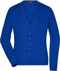 Klassische Baumwoll-Strickjacke royal, Gr. M Klassische Baumwoll-Strickjacke royal, Gr. M