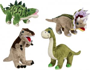 Plüsch-Dinosaurier, ca. 31 cm, 4-fach sortiert