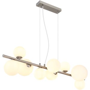 Hängelampe Esszimmer Hängeleuchte LED Pendelleuchte 9 flammig Kugeln 56140-9H