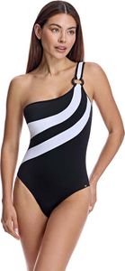 Asymmetrischer Badeanzug mit Cups W251611 Damen