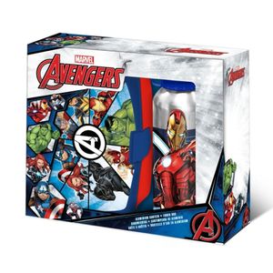 Marvel Avengers - Lunchset: Brotdose & Trinkflasche