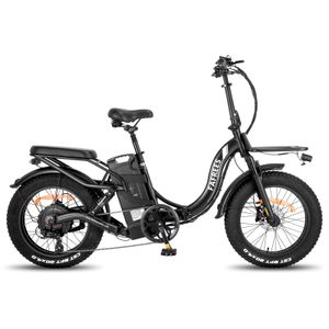 F20 X-MAX e Bike elektrické bicykle 20 palcov, 30Ah batéria e Bike muži, 4.0 Fat pneumatika skladací bicykel e-Bike, 65 N.m motor ebike ženy, Shimano 7s, nosnosť 150 kg Black