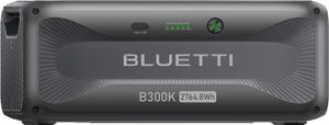 Solarspeicher BLUETTI B300K 2764Wh Erweiterungsbatterie für Solargenerator AC200L/AC300/AC500 für Tiefkühltruhe, Trockner, Klimagerät