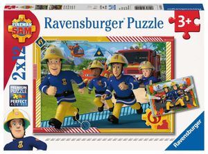 RAVENSBURGER Puzzle Požárník Sam a kolegové 2x12 dílků
