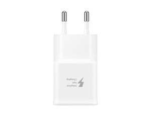 Adaptér USB Samsung EP-TA20EWE - BEZ kabelu - bílý - cestovní adaptér - nabíjecí zdroj Rychlá nabíječka