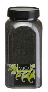 Mica Decorations Glimmer Sand schwarz 1 kg